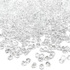 Reusable Fake Ice Cubes 2500 pcs 6 x 9 mm for Rock Crystals Treasure Gems for Ta
